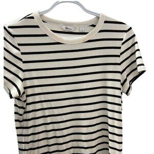 Reitmans Ribbed Fitted Crew Neck T-shirt